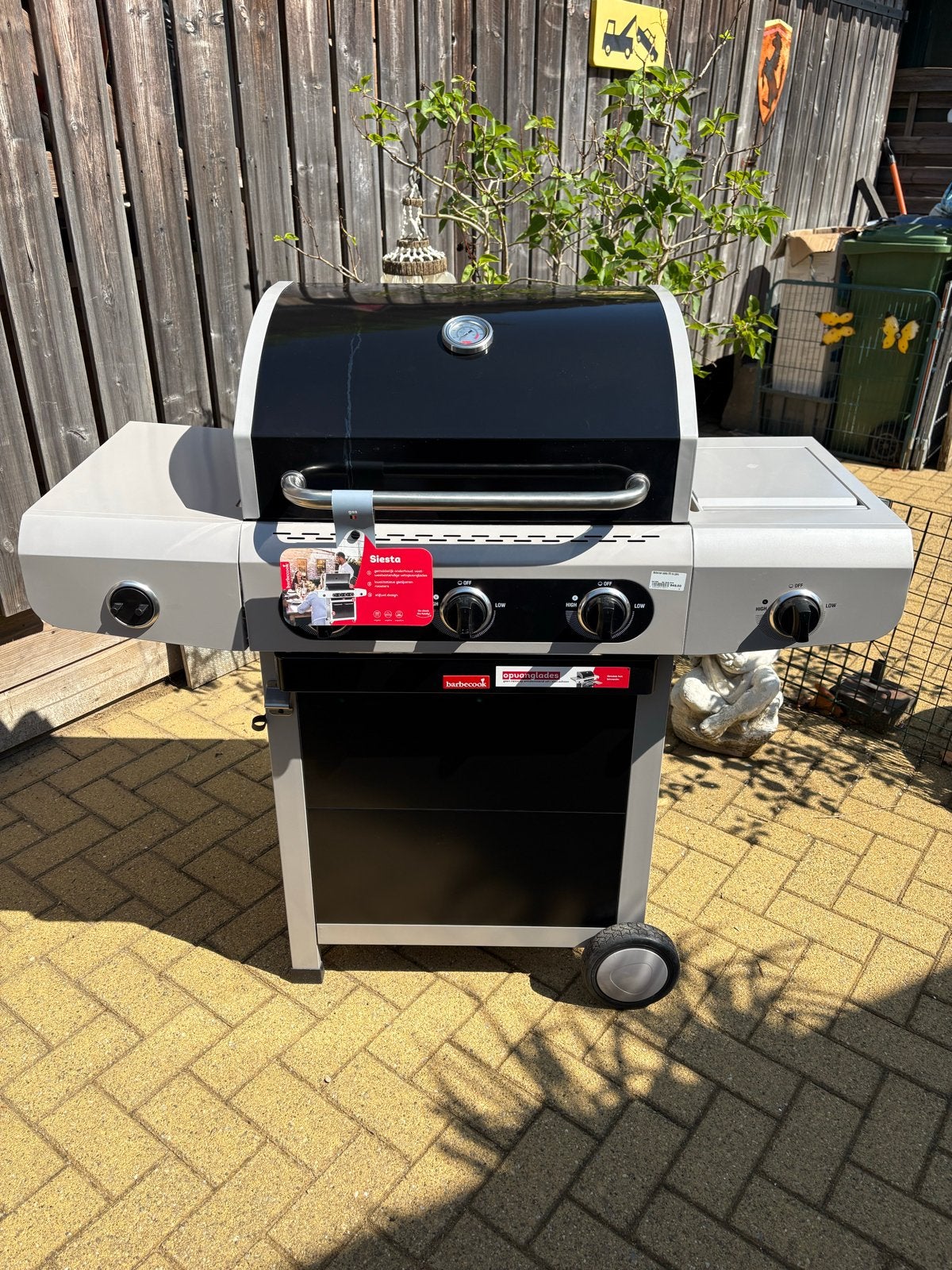 Barbecook Siesta 310 Gas BBQ zijbrander, Extra giet Bakplaat, Ophalen, Nieuw