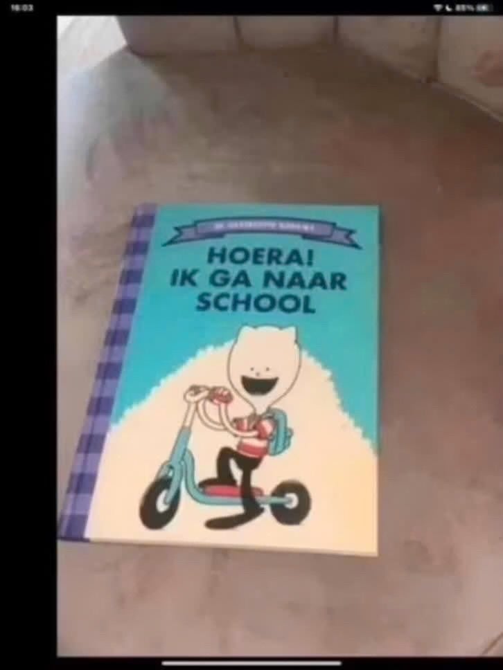 Hoera! Ik ga naar school - Voorleesboek, Boeken, Fictie algemeen, Jongen of Meisje, Ophalen of Verzenden, Zo goed als nieuw