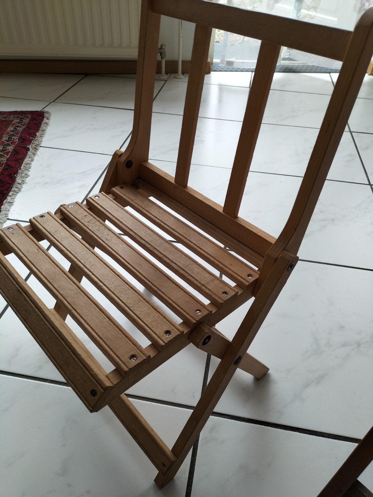Houten kinder klapstoel, Ophalen, Gebruikt, Overige kleuren, Klassiek, Praktisch