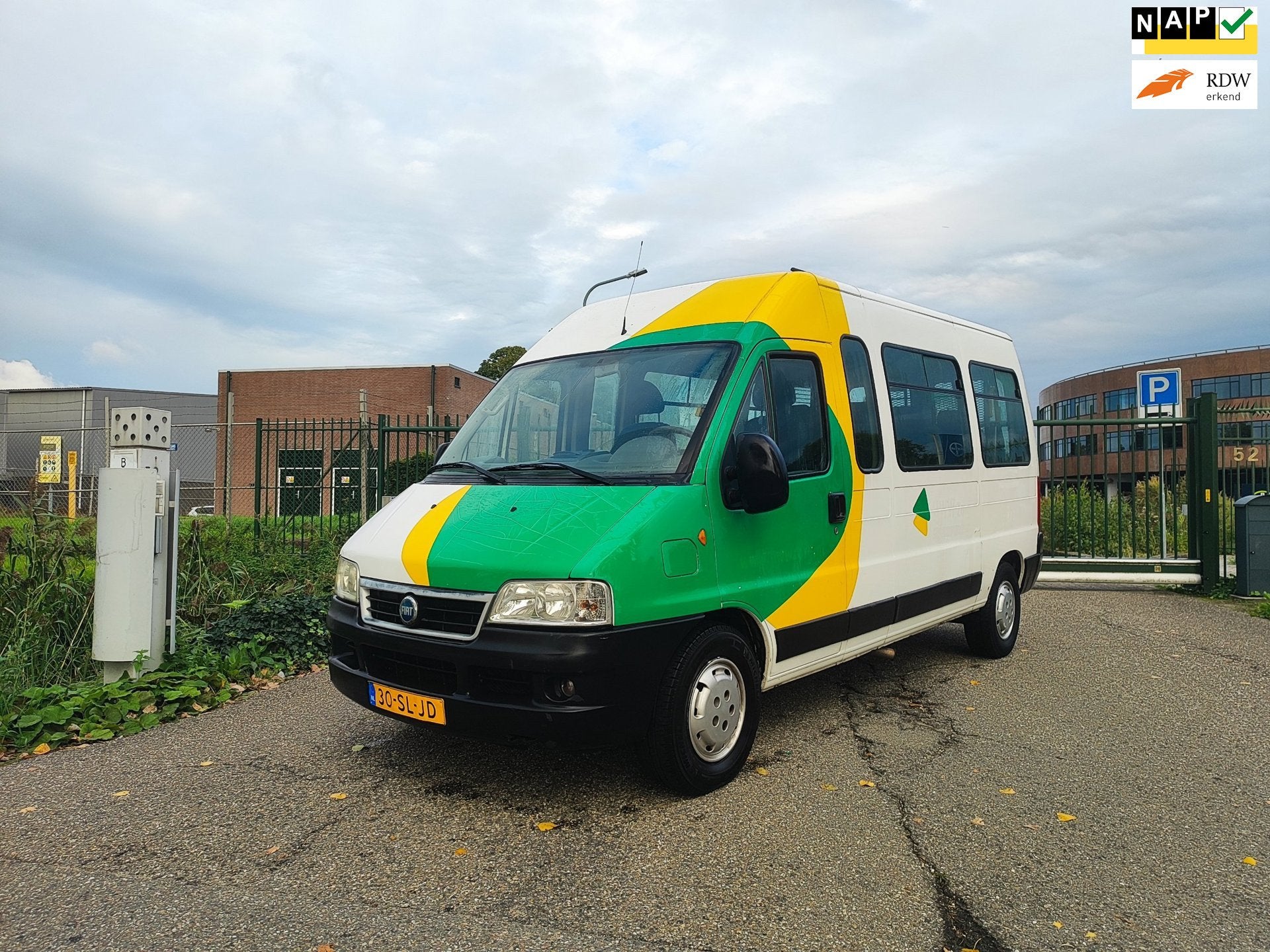 Fiat DUCATO 18LH 2.8 JTD 9PRS Airco! Apk! Nap!, 13 km/l, Stof, Gebruikt, 2000 kg