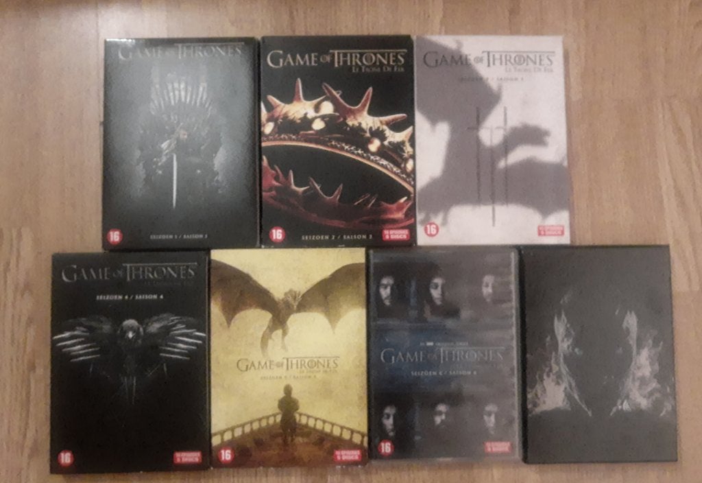 Serie GAME of THRONES seizoen 1 t/m 7 (NL ondertiteld), Vanaf 16 jaar, Boxset, Science Fiction en Fantasy, Ophalen of Verzenden