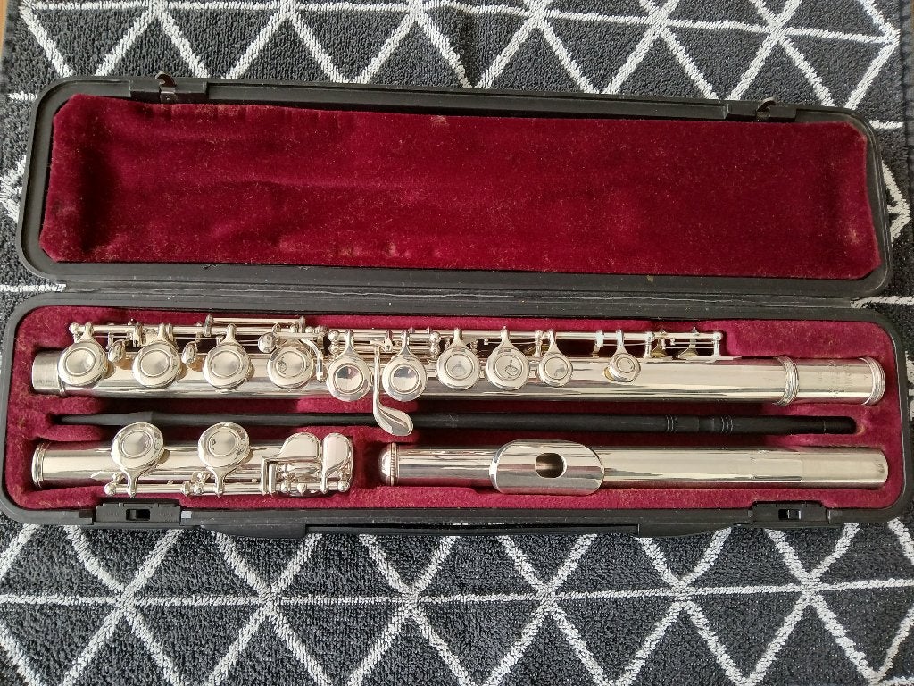 yamaha dwarsfluit 211II, Muziek en Instrumenten, Blaasinstrumenten | Dwarsfluiten en Piccolo's, Ophalen of Verzenden, Gebruikt
