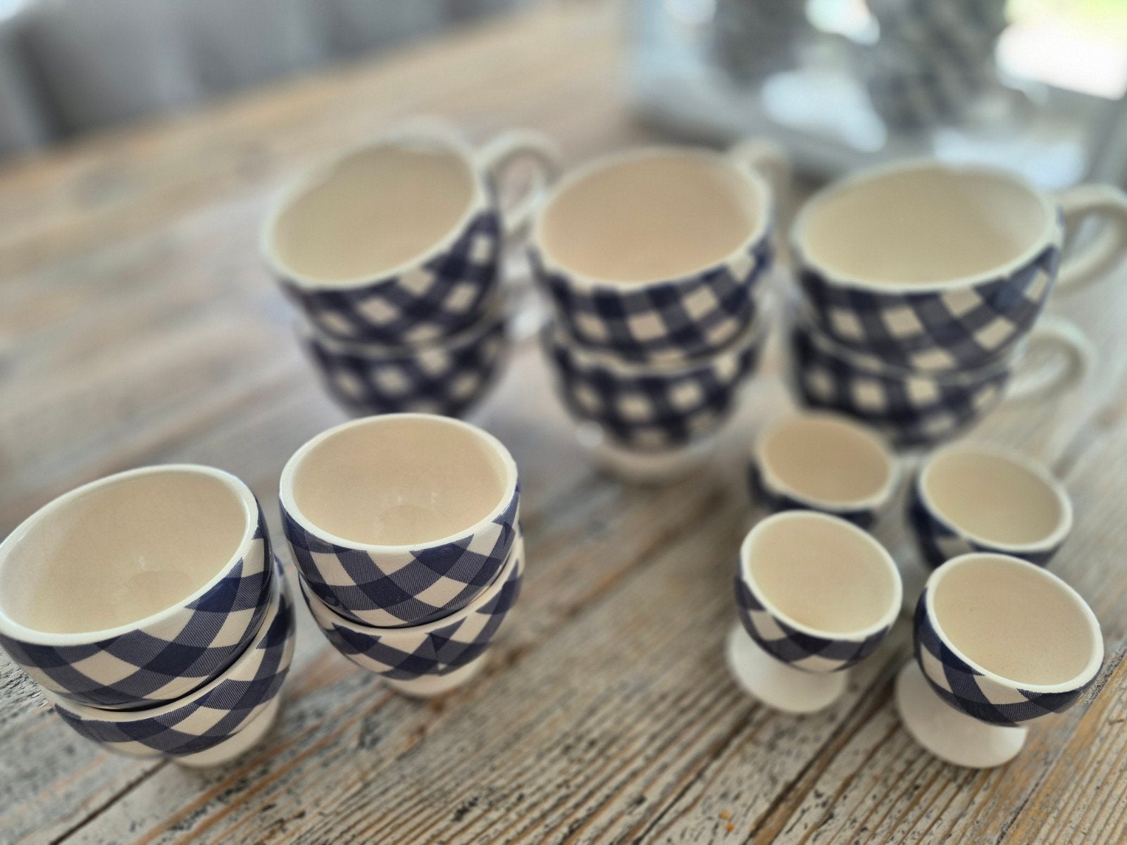At Home with Marike servies: eierdoppen, mokken en kommetjes, Ophalen, Overige merken, Keramiek, Landelijk/Boerenbont