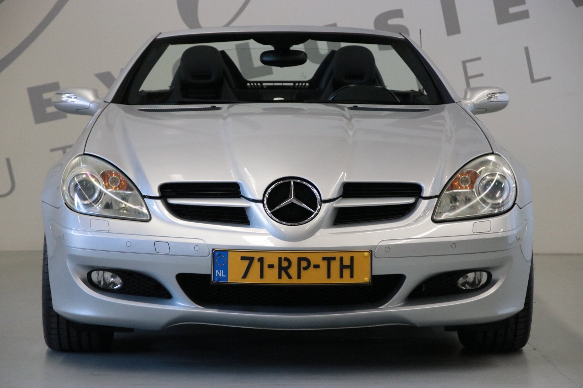 Mercedes-Benz SLK-klasse 200 K. Airscarf/ Windscherm/ Airco, Automaat, Achterwielaandrijving, Gebruikt, Zwart