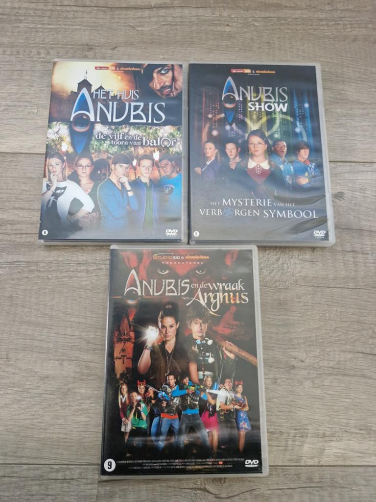 3 dvd's film het huis anubis vijf balor toorn mysterie wraak, Vanaf 16 jaar, Ophalen of Verzenden, Zo goed als nieuw, Actie en Avontuur