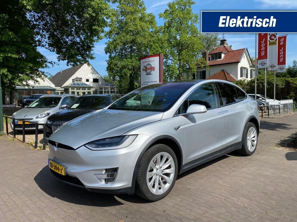 Tesla MODEL X 90D BASE / TREKHAAK / CAMERA / NAVI / ECC / LU, Auto's, Tesla, Automaat, Model X, Gebruikt, 124 €/maand