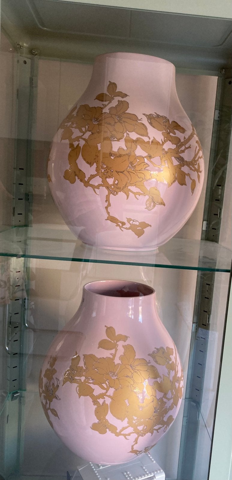 Roze designvaas – Hella Jongerius 2x ophalen puntgaaf, Ophalen, Roze, Hout