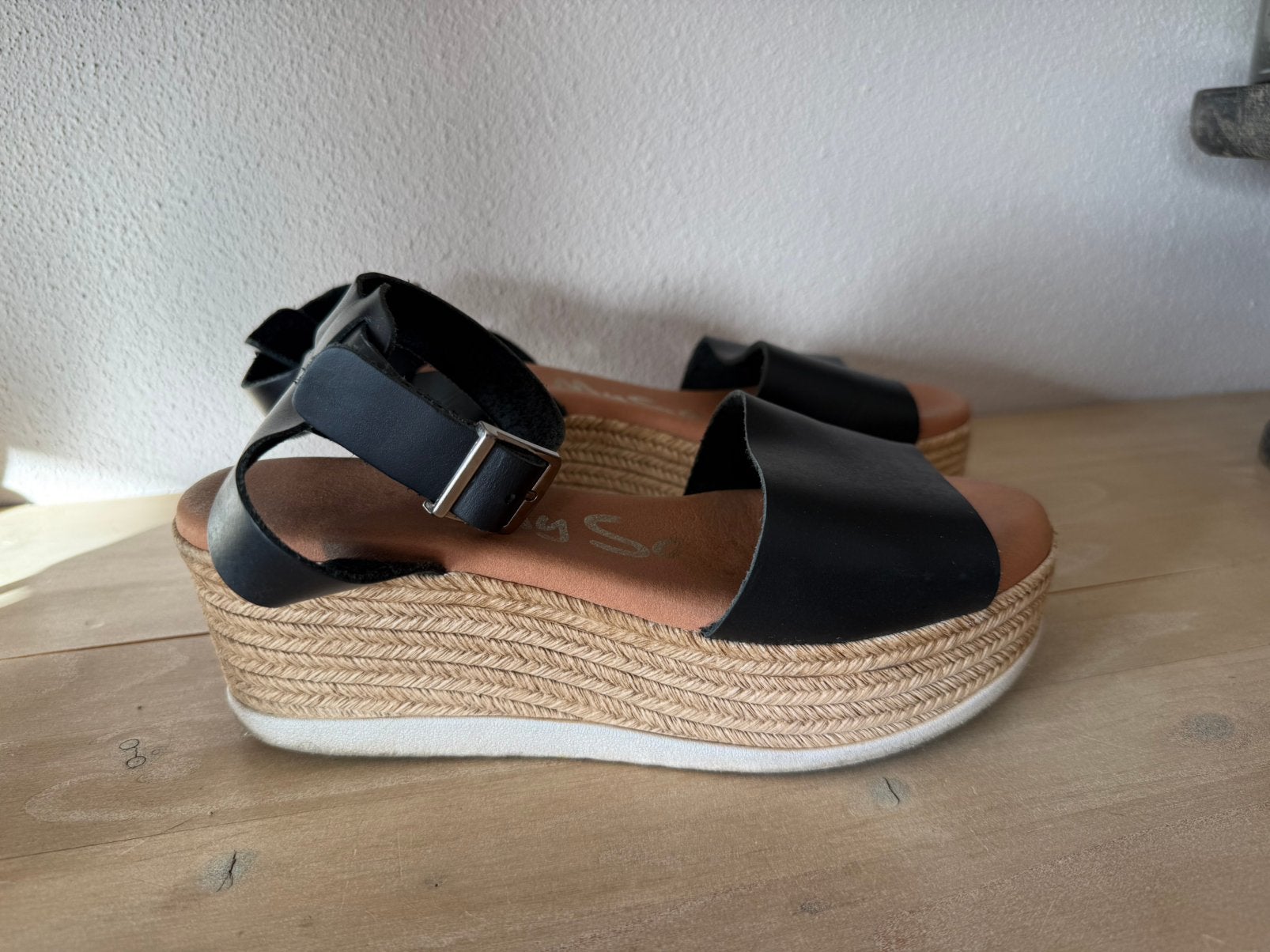 Sandalen van Oh My Sandals in maat 37., Verzenden, Zwart, Sandalen of Muiltjes, Gedragen