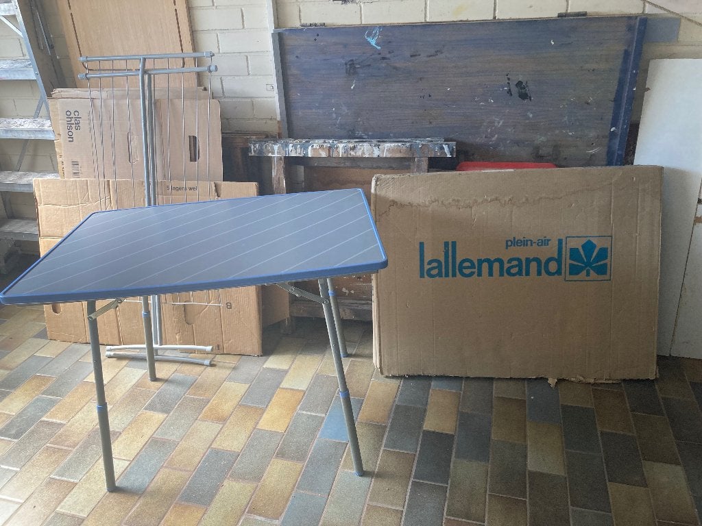 kampeertafel, Ophalen, Gebruikt, Campingtafel