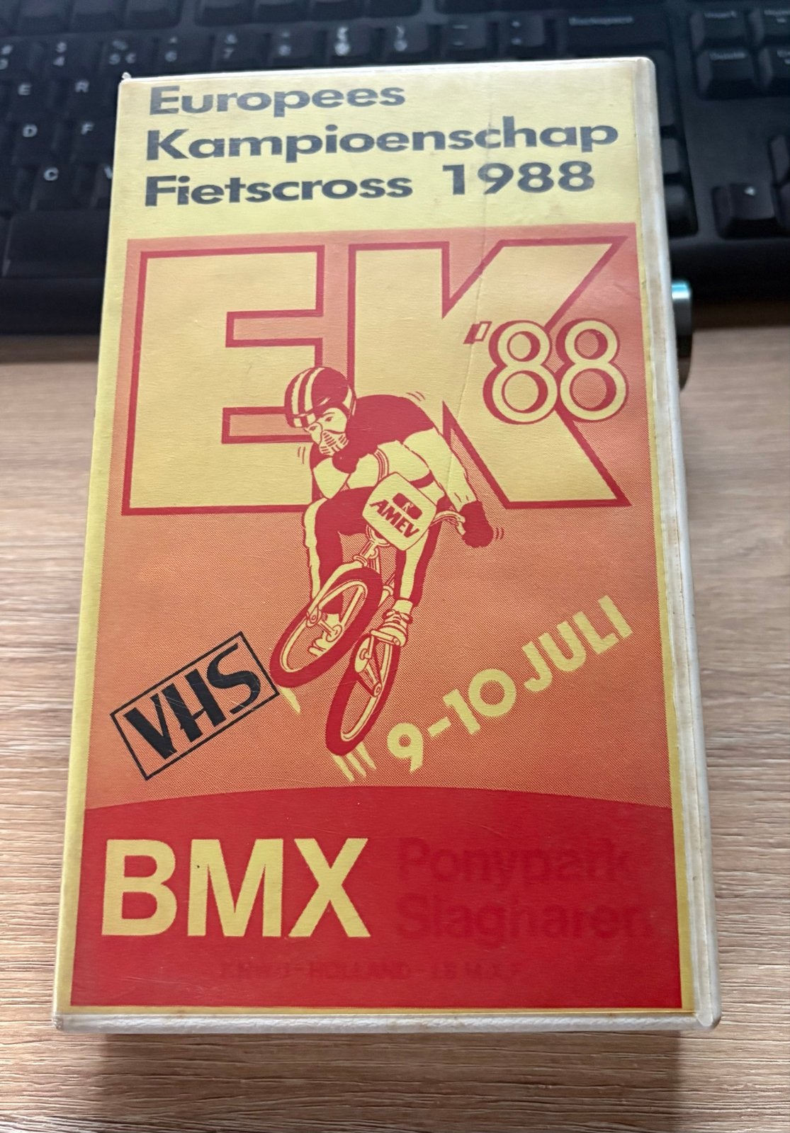 BMX Slagharen - E.K. Fietscross 1988 VHS - Hutch Skyway GT, Cd's en Dvd's, VHS | Film, Ophalen, Gebruikt, Alle leeftijden, Overige genres