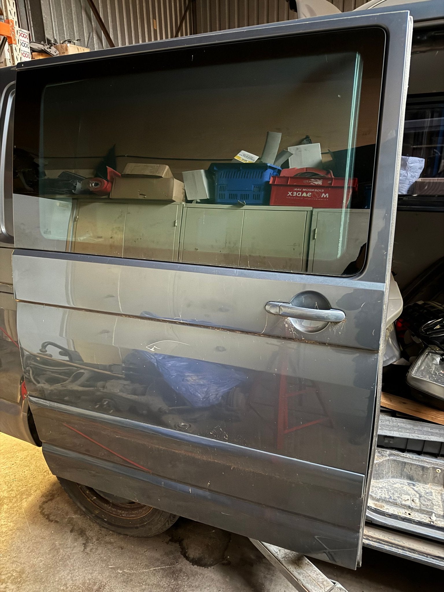 Volkswagen T5 Multivan schuifdeur rechts LD7U, Ophalen, Gebruikt, -, -