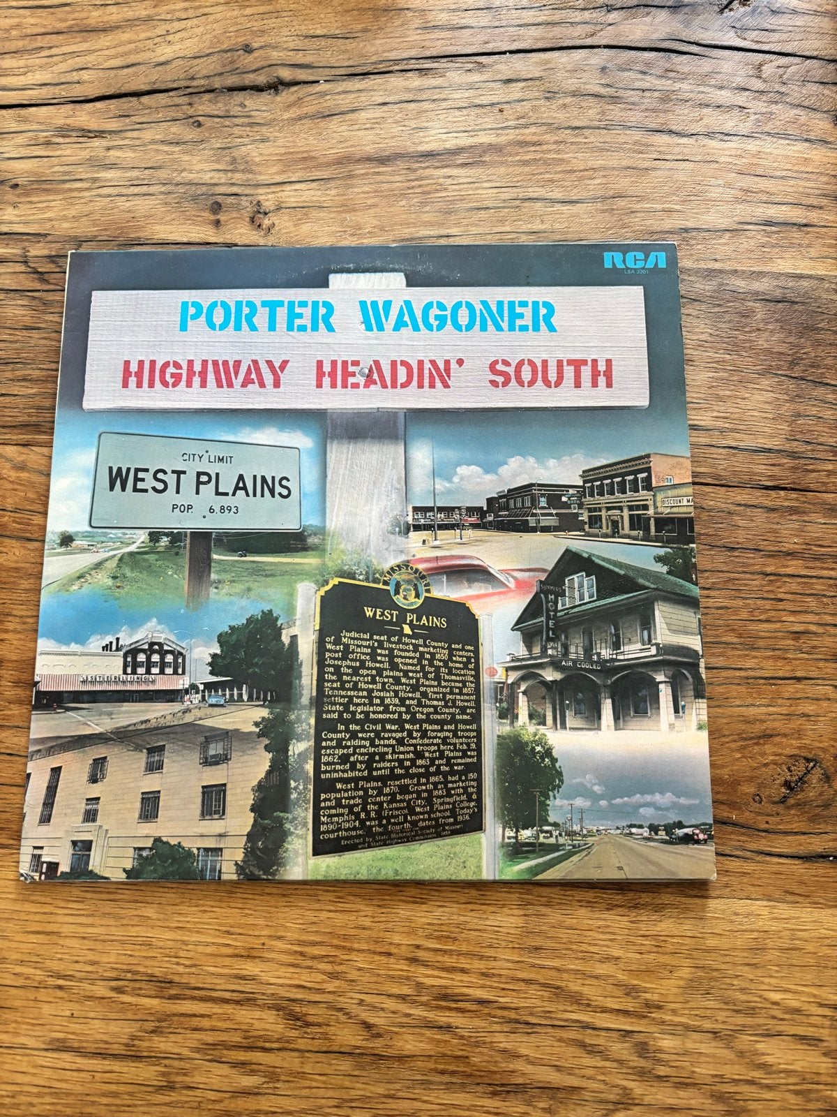 Porter Wagoner - Highway Headin' South LP (RCA Victor), Ophalen of Verzenden, Gebruikt
