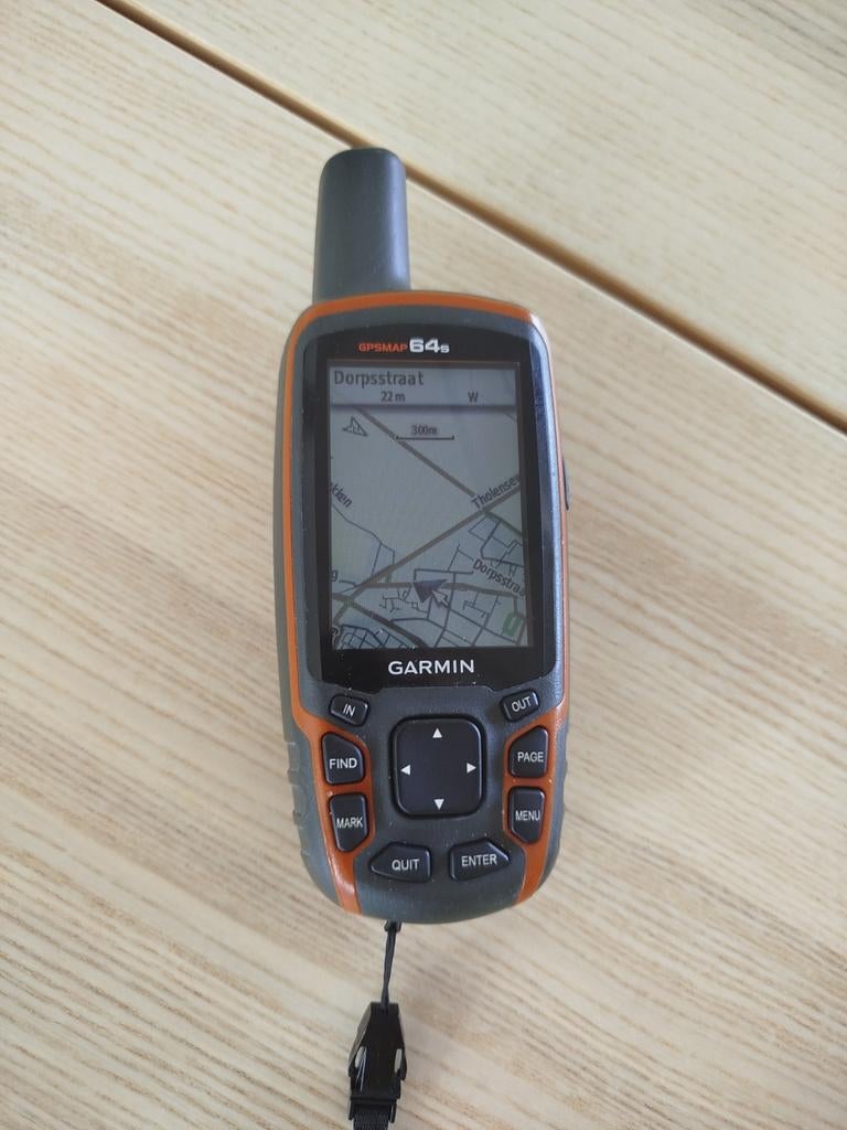 Garmin GPSMAP 64s Handheld GPS Navigatie, Sport en Fitness, Bergsport en Wandelen, Ophalen of Verzenden, Zo goed als nieuw, Navigatie of Gps