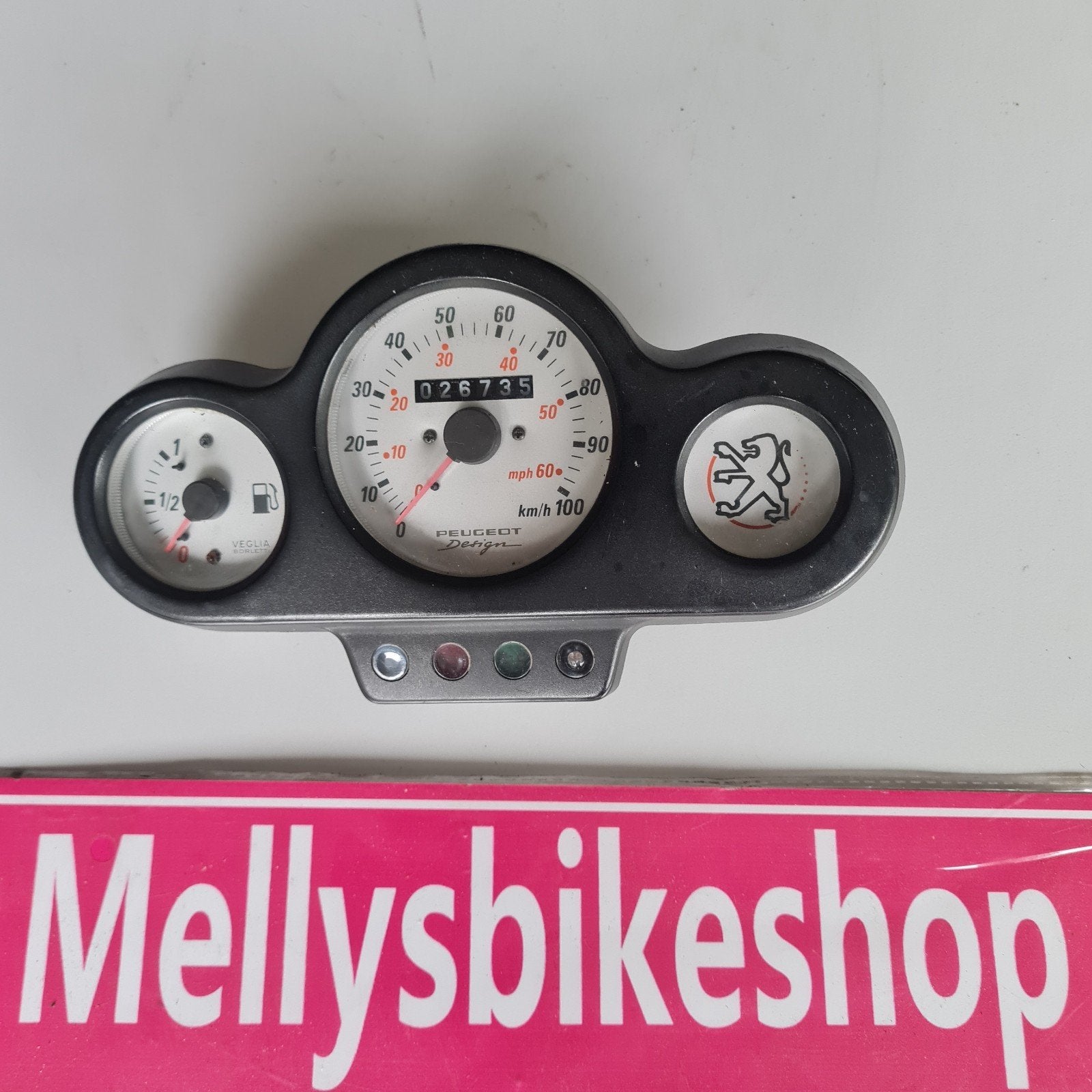 Peugeot speedfight 1 2 tellerklok kmteller dashboard, Motoren, Ophalen of Verzenden, Peugeot, Info@peugeot.fr, Frankrijk