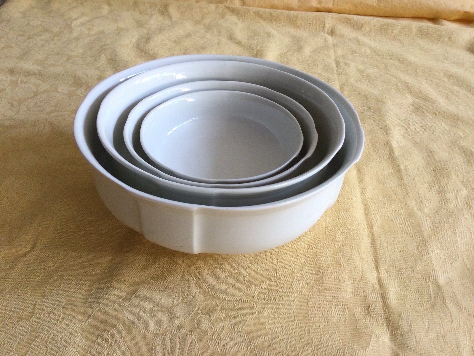 Villeroy en Boch Manoir 4 delige schalenset als nieuw, Villeroy & Boch, Vintage, Nieuw, Ophalen of Verzenden
