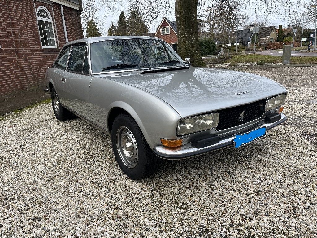 Peugeot 504 V6 Automatique 1975 Zwitserse import, Auto's, Automaat, 2664 cc, Particulier, Zilver of Grijs