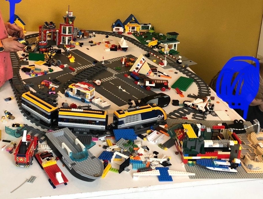 Grote Lego verzameling: City, Technic, Ninjago, Treinen & me, Ophalen, Zo goed als nieuw, Overige merken