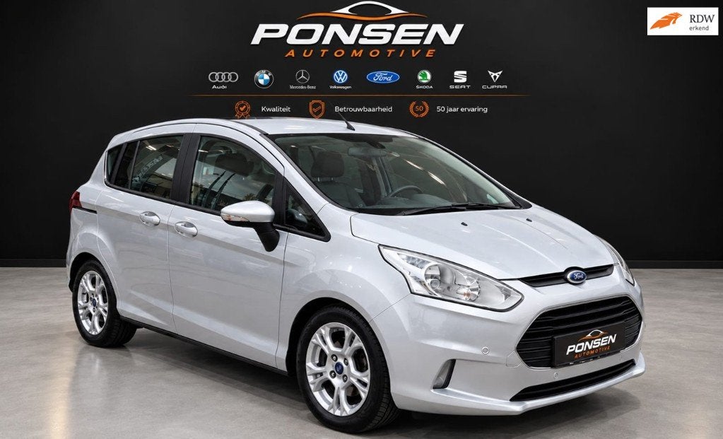 Ford B-Max 1.0 EcoBoost Titanium, Auto's, Voorwielaandrijving, Euro 5, 101 pk, Gebruikt