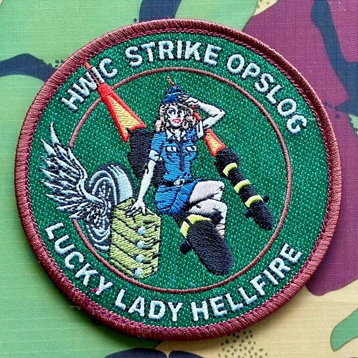 Patch RNLAF DHC HWIC Strike 2020 OPSLOG, Ophalen of Verzenden, Luchtmacht, Nederland, Embleem of Badge