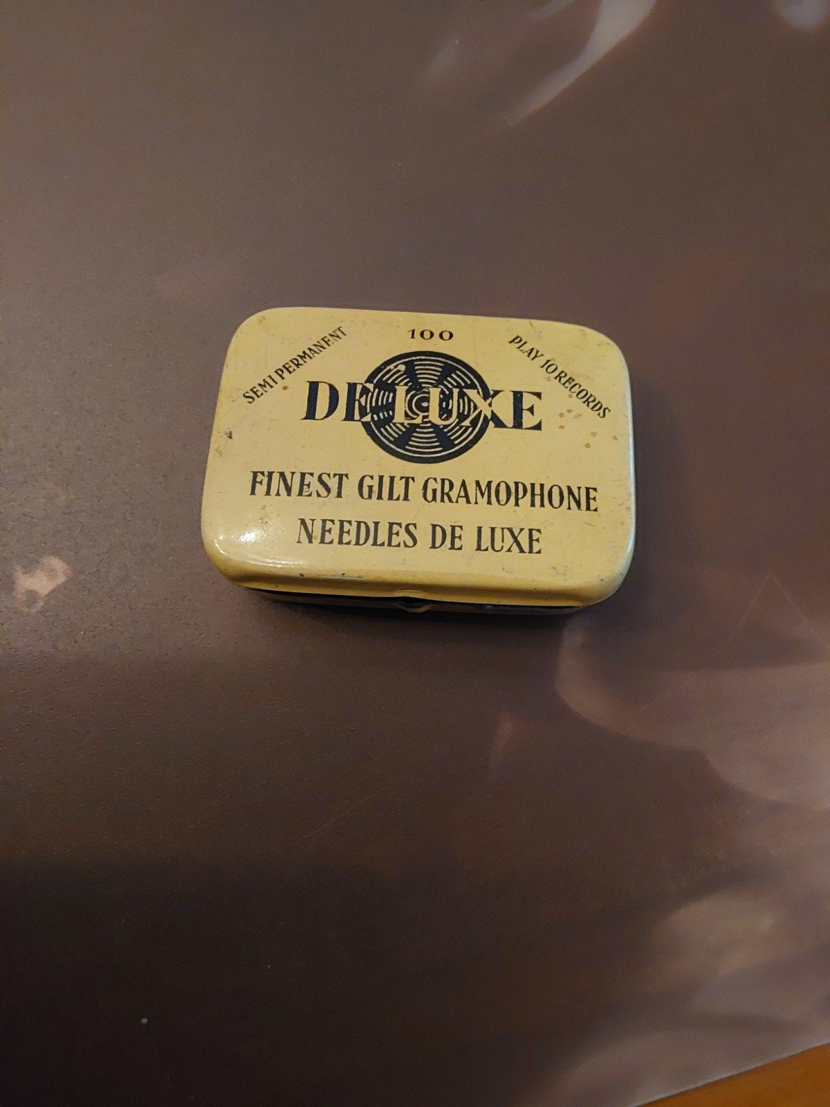 Antieke grammofoonnaalden in blikje - De Luxe, Ophalen of Verzenden