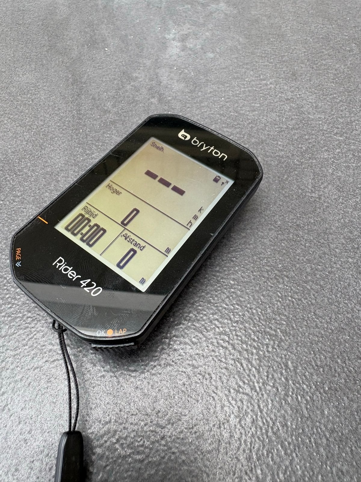 Bryton Rider 420 GPS Fietscomputer, Ophalen of Verzenden, GPS, Gebruikt