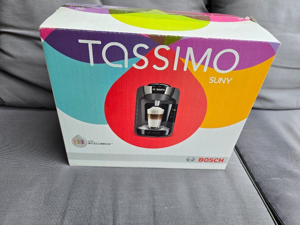 Nieuw in doos Bosch Tassimo Suny Koffiezetapparaat, Ophalen of Verzenden, Nieuw, Koffiemachine, Koffiepads en cups