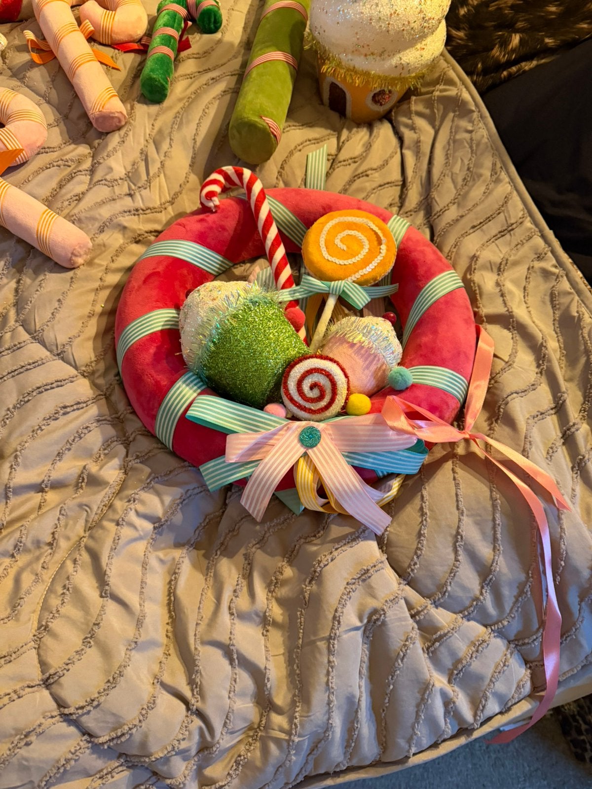 Candy kerstboom versiering, Ophalen of Verzenden, Gebruikt