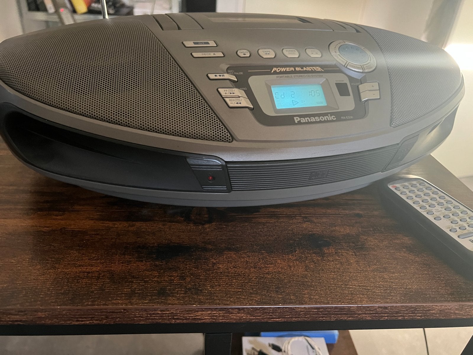 Panasonic RX-ES30 Power Blaster CD Systeem met Afstandsbedie, Audio, Tv en Foto, Cd-spelers, Ophalen of Verzenden, Gebruikt, Overige merken