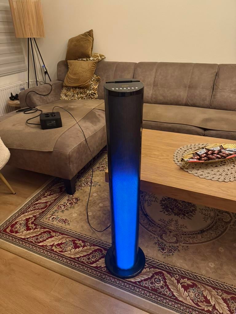 Touwer Speaker met Bluetooth, Ophalen of Verzenden, Zo goed als nieuw