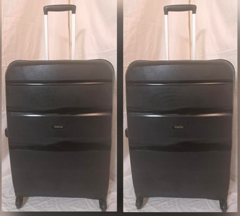 2 American Tourister BON AIR - Spinner 75, Koffer 4 wielen, Hard kunststof, 45 tot 55 cm, Slot, Ophalen of Verzenden
