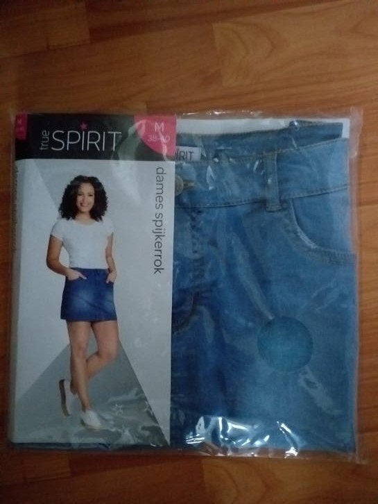 Nieuwe dames spijkerrok - True Spirit - Maat M (38/40), Maat 38/40 (M), Blauw, Nieuw, Ophalen of Verzenden