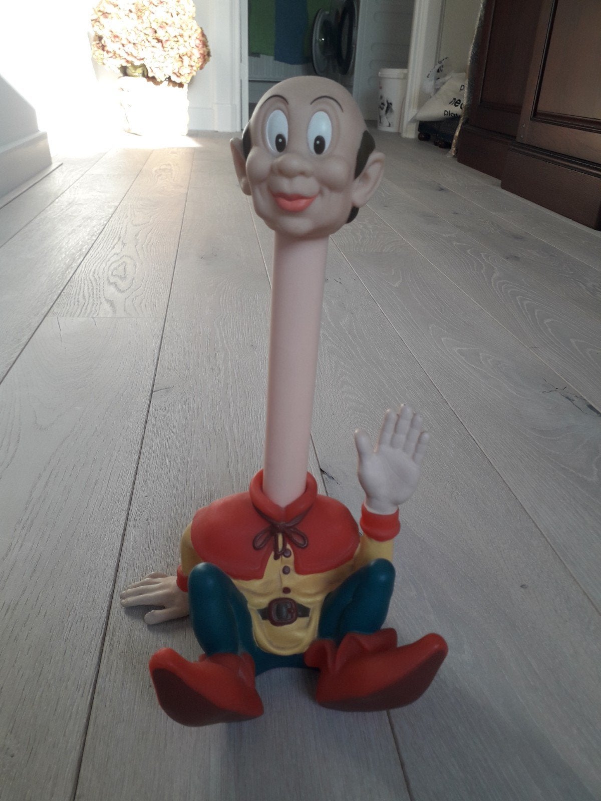 Efteling Langnek spaarpot ABN AMRO bank, Ophalen of Verzenden, Zo goed als nieuw, Beeldje of Poppetje