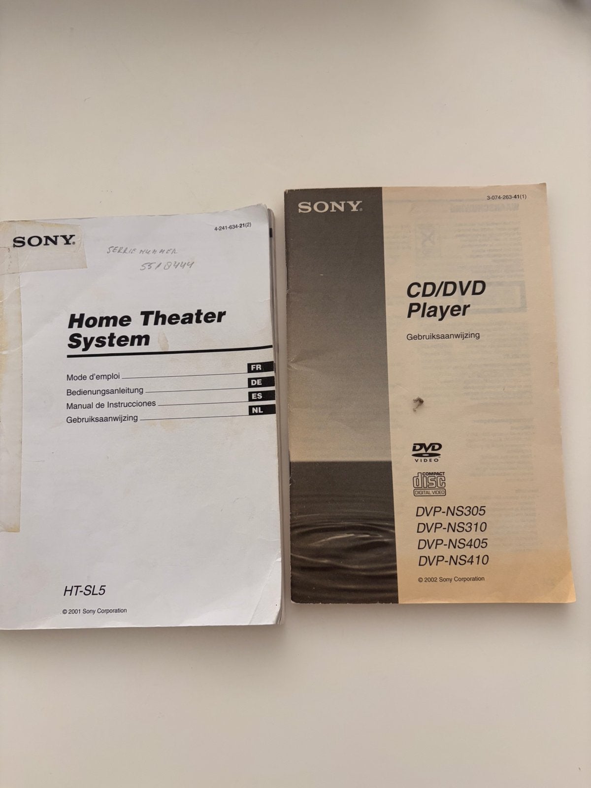 Sony hometheater systeem/dvd/cd speler grijs, Ophalen, Gebruikt, 70 watt of meer, 5.1-systeem