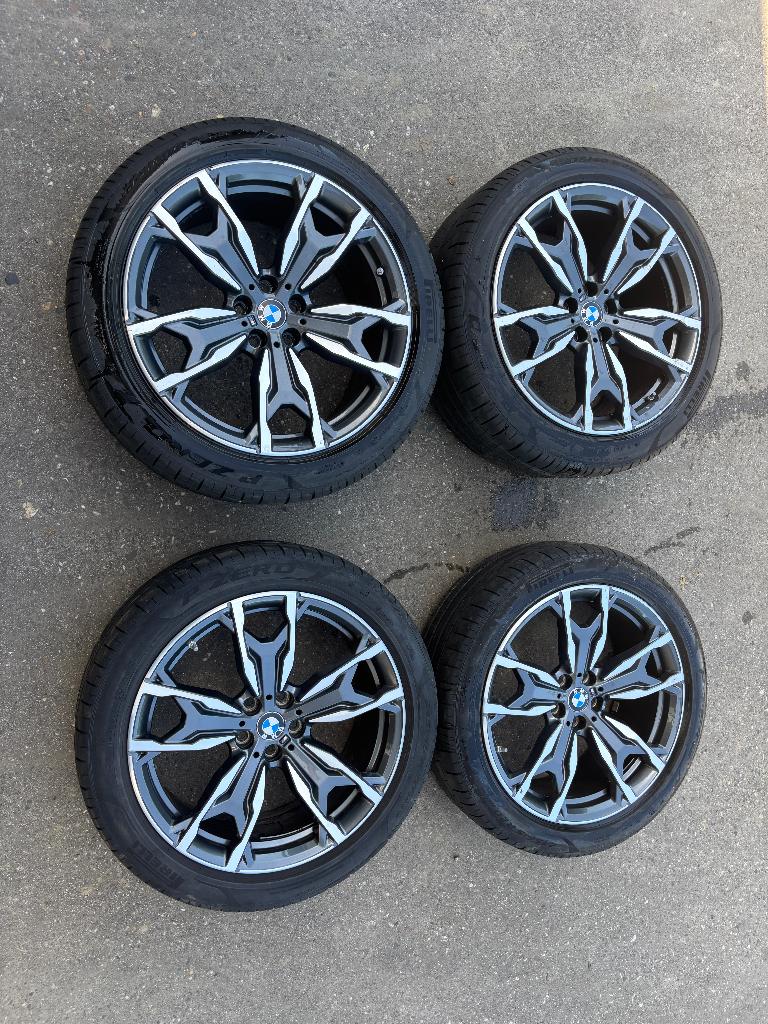 Originele 20 inch BMW M-Sport Breedset – Pirelli P Zero, Auto-onderdelen, Ophalen, Gebruikt, 275 mm, Banden en Velgen