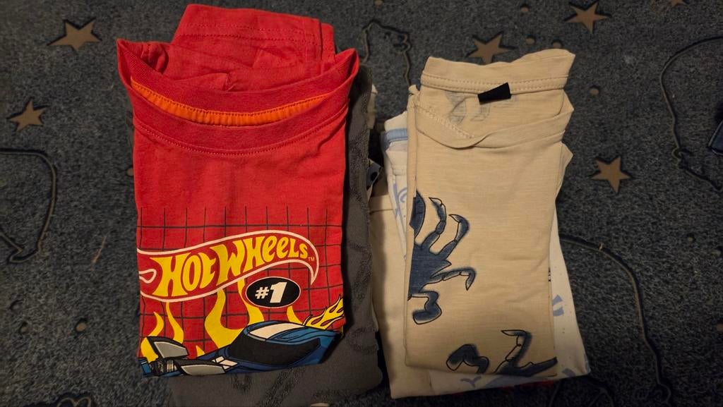 21  T-shirts korte mouw jongens maat 110-116 en 116, Ophalen, Zo goed als nieuw, Jongen, Shirt of Longsleeve