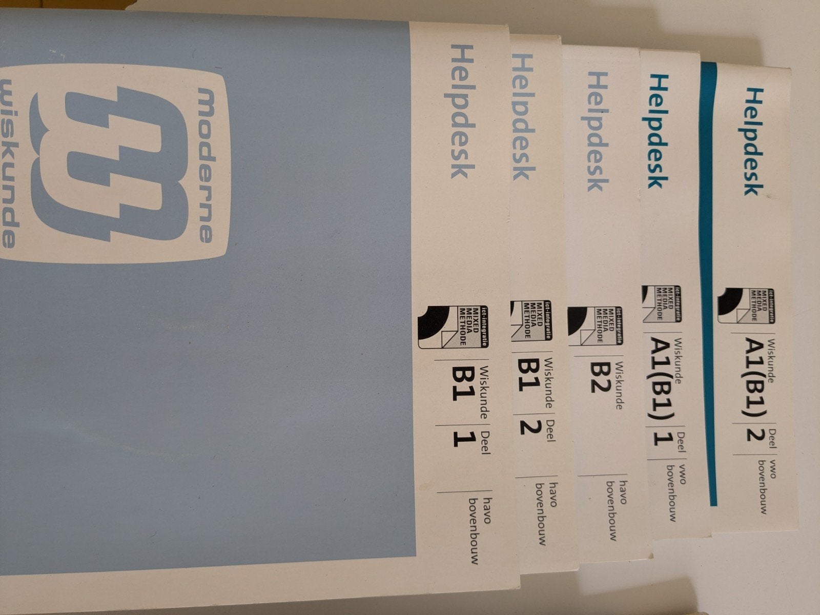 Moderne Wiskunde Helpdesk Boeken HAVO/VWO Bovenbouw, Boeken, Ophalen, Gelezen, HAVO, Wiskunde A