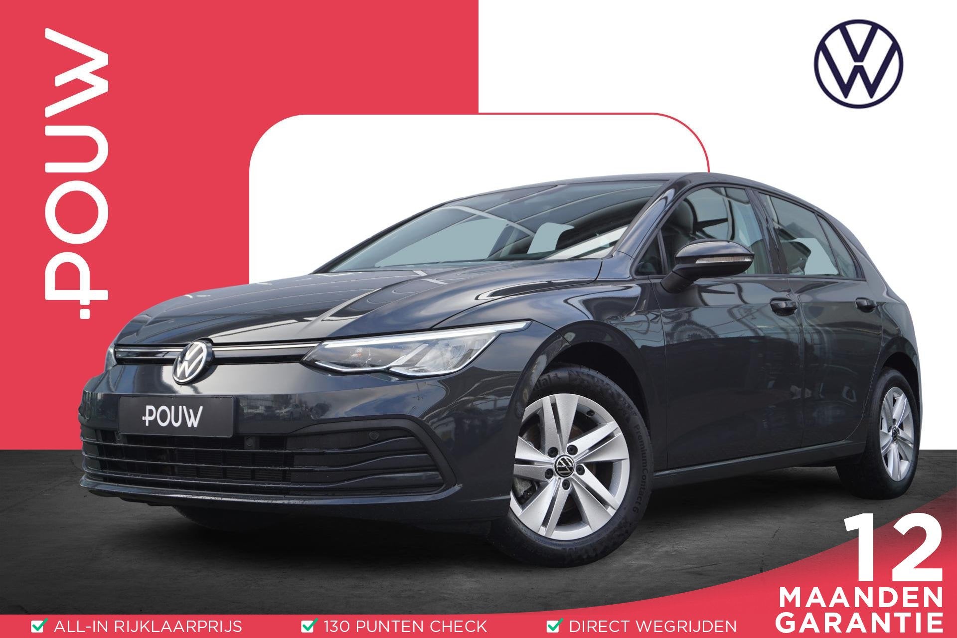 Volkswagen Golf 1.0 TSI 110pk Life | Navigatie | Apple Carpl, Auto's, Volkswagen, Bedrijf, Te koop, Golf, ABS, Adaptive Cruise Control