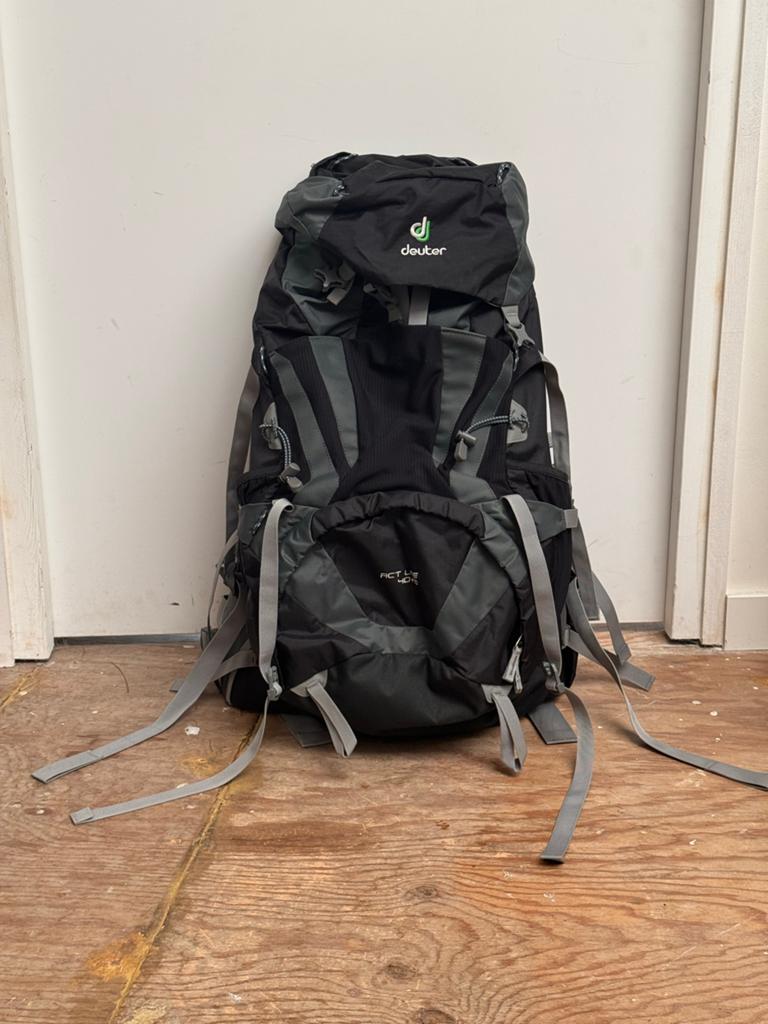 Deuter Aircontact (ACT) Lite 40+10L Backpack - Zo goed als n, Ophalen of Verzenden, Zo goed als nieuw, Rugzak