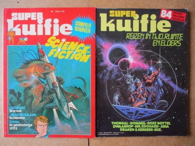 adv8823 super kuifje, Boeken, Eén stripboek, Ophalen, Gelezen