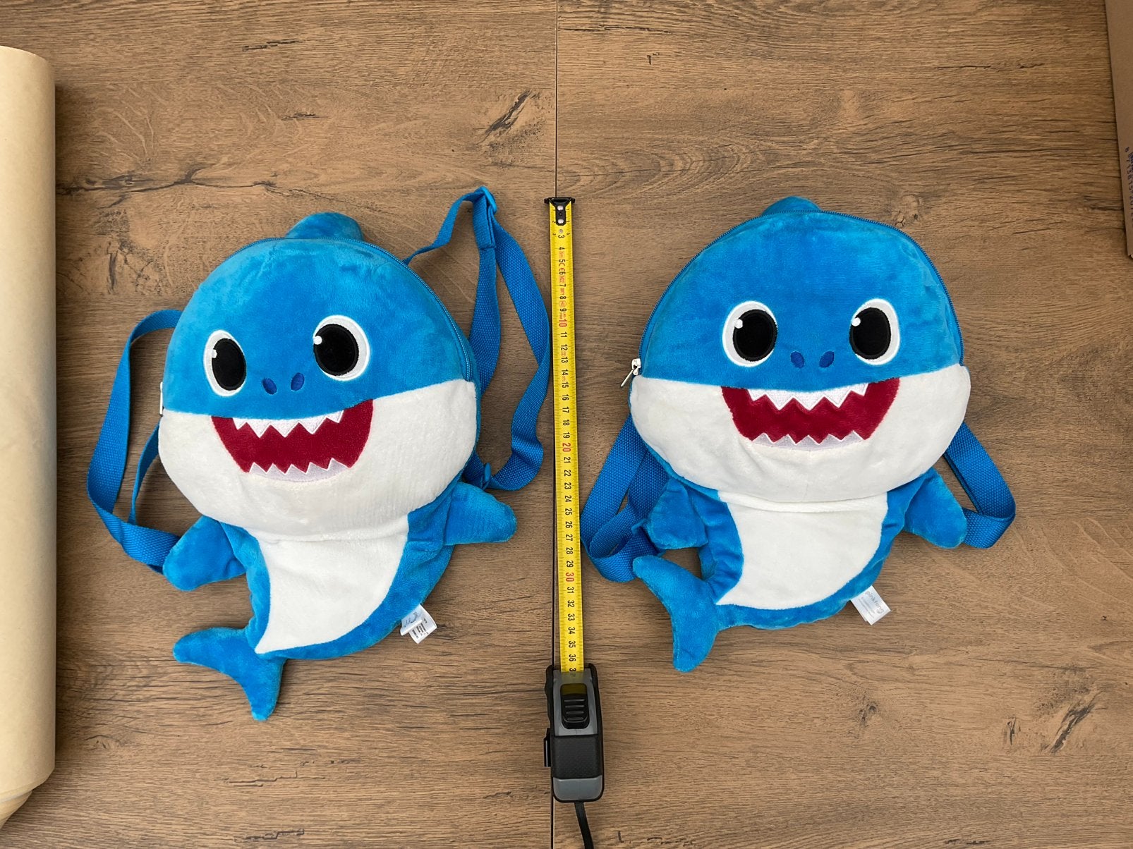2 nieuwe zgan baby shark knuffel rugzakken schooltassen, Ophalen, Nieuw, Rugtas