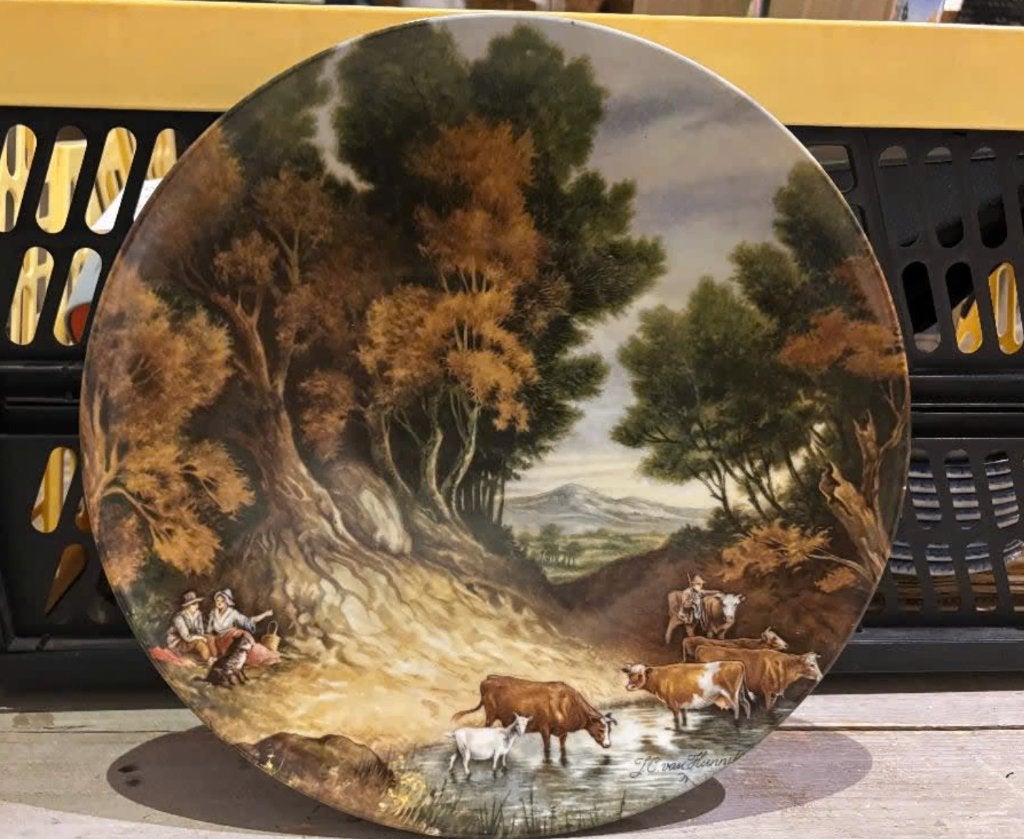 Wandbord met afbeelding van J.C. Hunnink (27), Ophalen of Verzenden