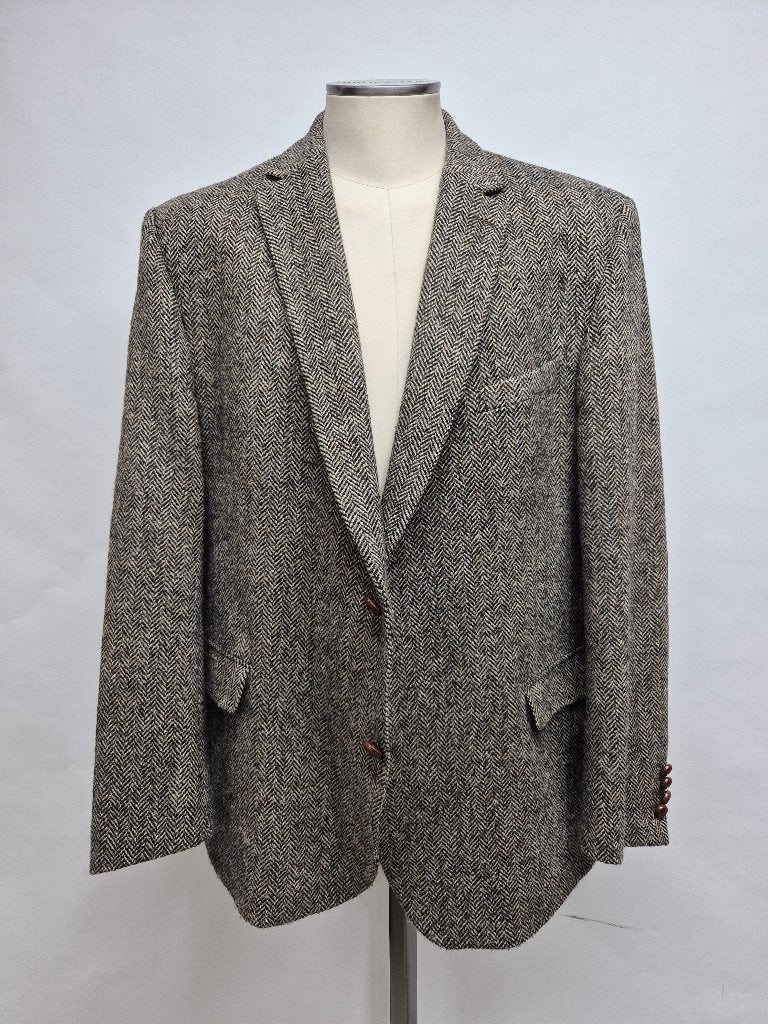 Harris Tweed blazer colbert, maat 30 XL, Harris Tweed, Meerkleurig, Maat 56/58 (XL), Ophalen of Verzenden