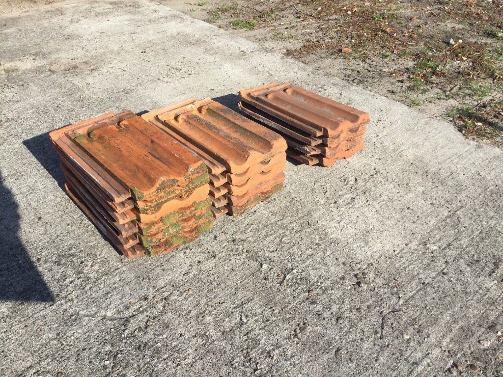 mulden dakpannen, Doe-het-zelf en Verbouw, Dakpannen en Dakbedekking, Ophalen, Gebruikt, Steen of Klei, Minder dan 5 m²