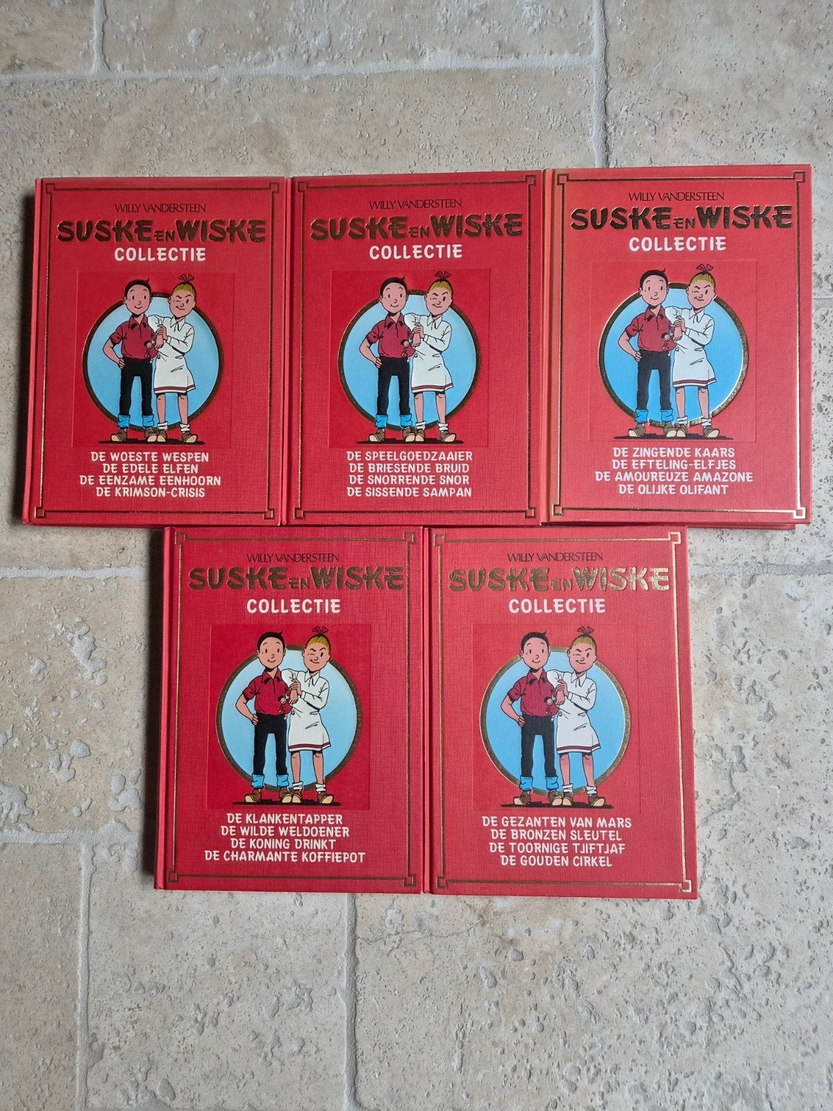 Suske en Wiske Collectie - 5 gebonden boeken (20 verhalen), Boeken, Meerdere stripboeken, Ophalen, Gelezen, Willy Vandersteen