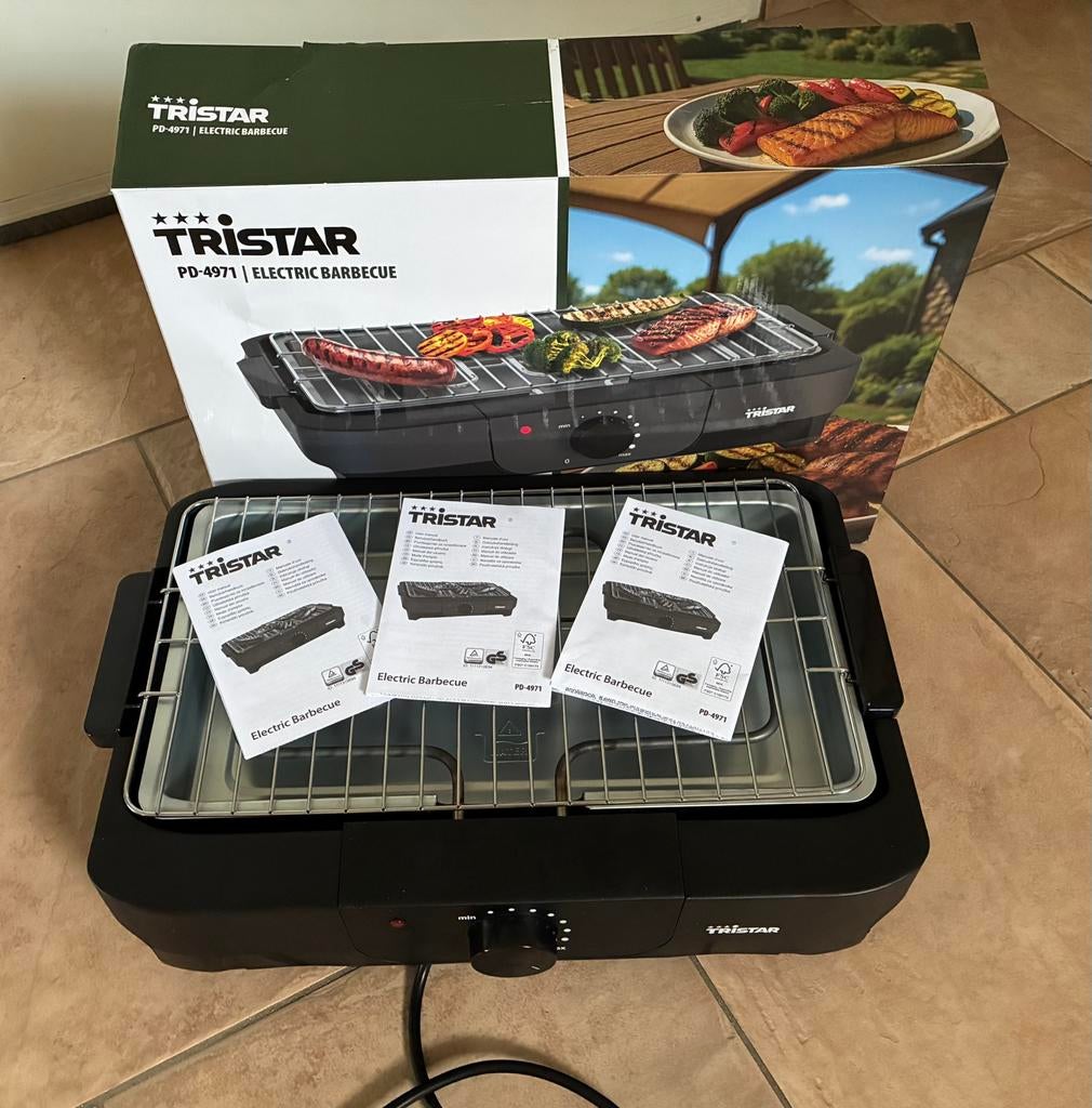 BBQ ( electrisch - 1 x gebruikt ), Ophalen of Verzenden, Zo goed als nieuw