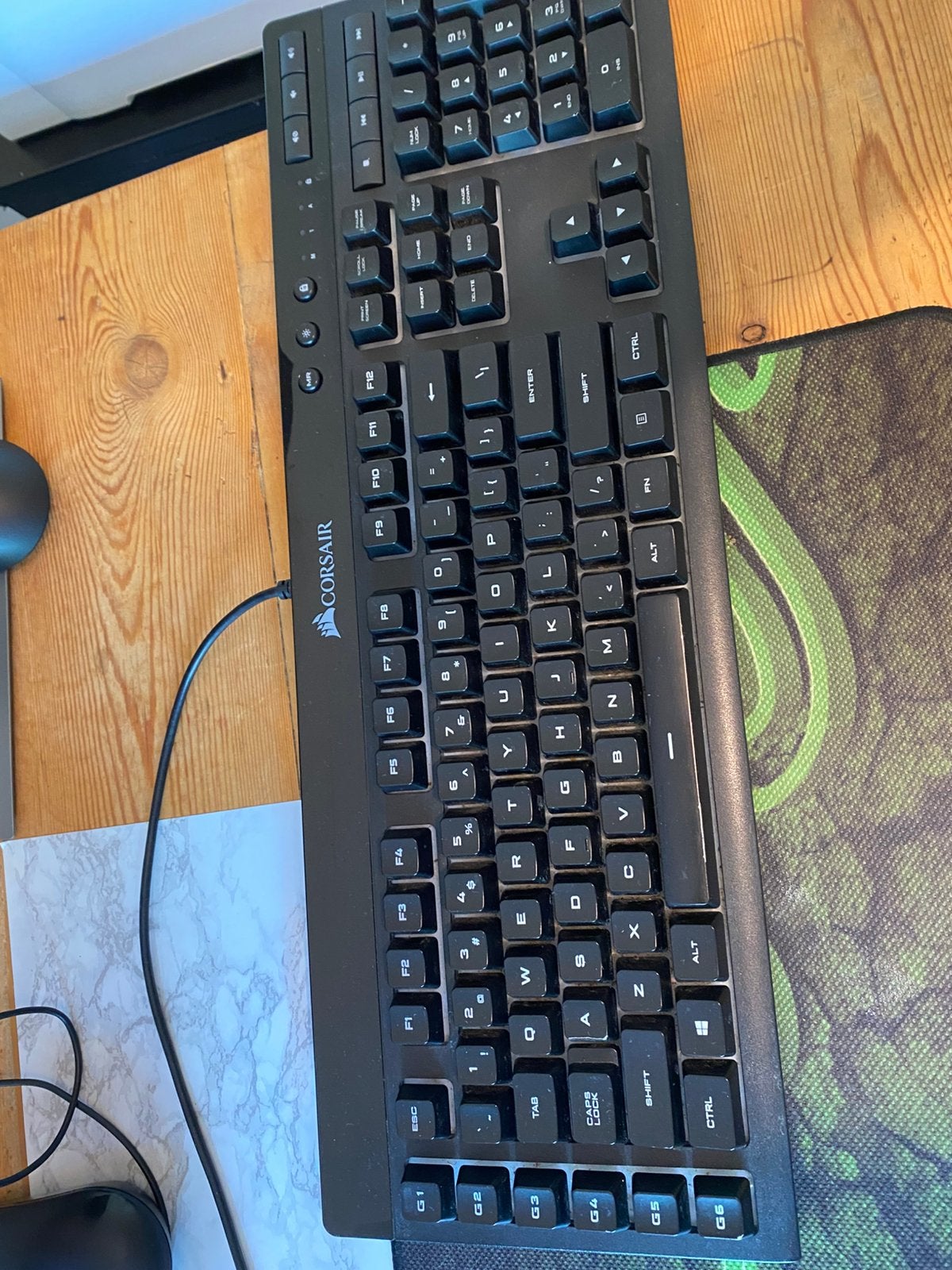 Corsair keyboard k55 rgb, Computers en Software, Ophalen of Verzenden, Zo goed als nieuw