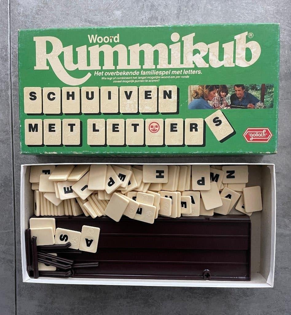Woord Rummikub - schuiven met letters, Hobby en Vrije tijd, Gezelschapsspellen | Bordspellen, Een of twee spelers, Ophalen of Verzenden