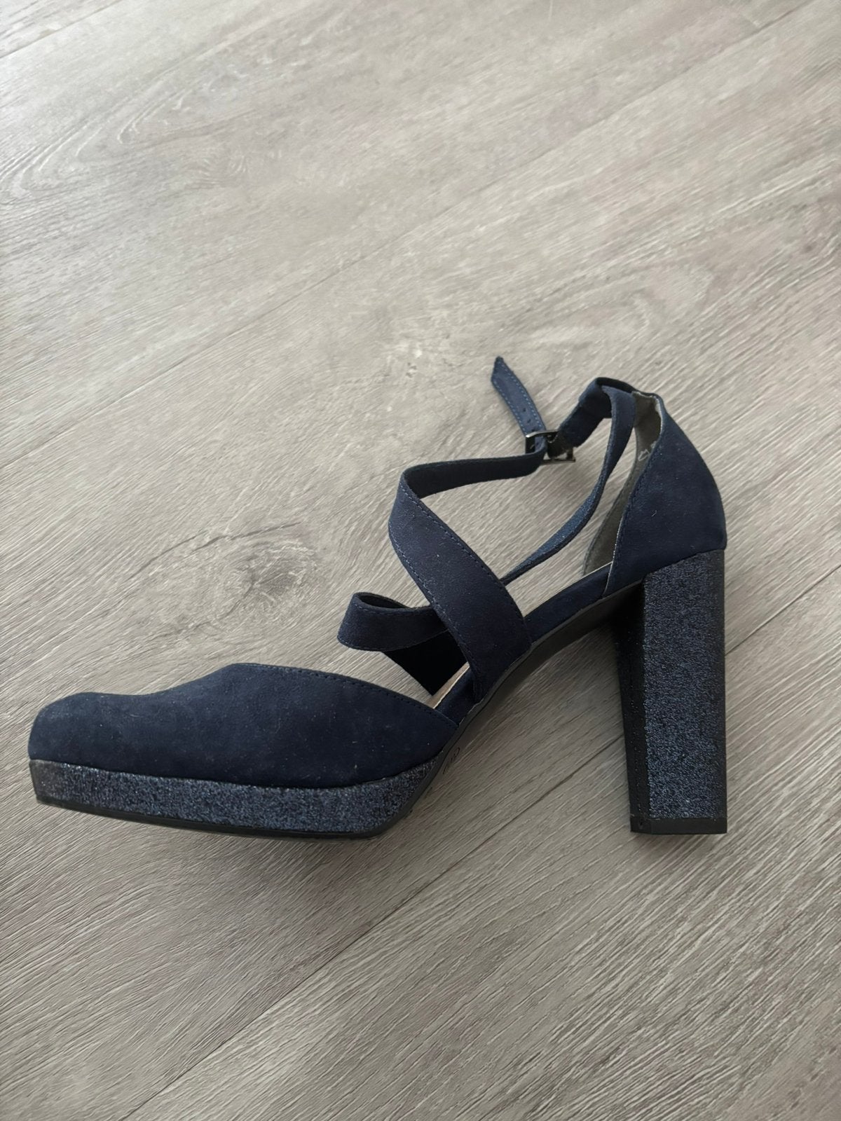 Tamaris schoenen maat 39, Blauw, Ophalen of Verzenden, Zo goed als nieuw, Schoenen met hoge hakken
