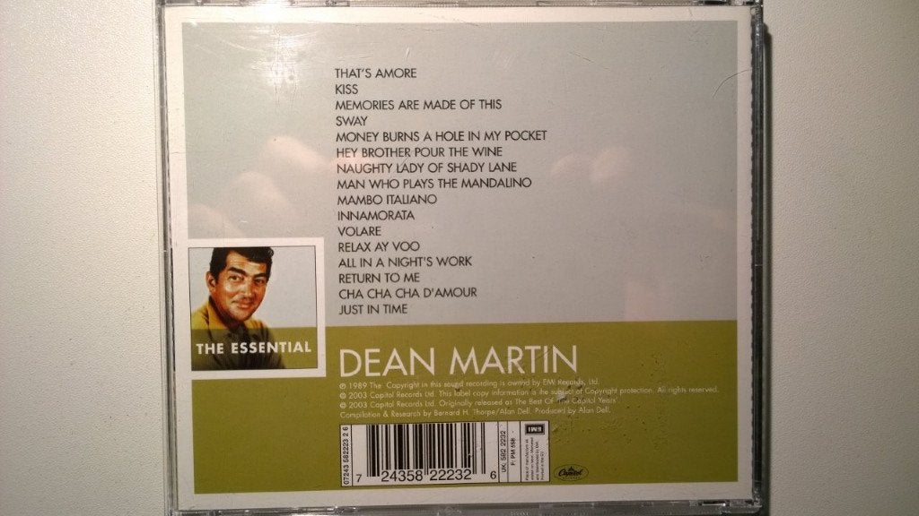Dean Martin - The Essential, Ophalen of Verzenden, Zo goed als nieuw, Pop, Album