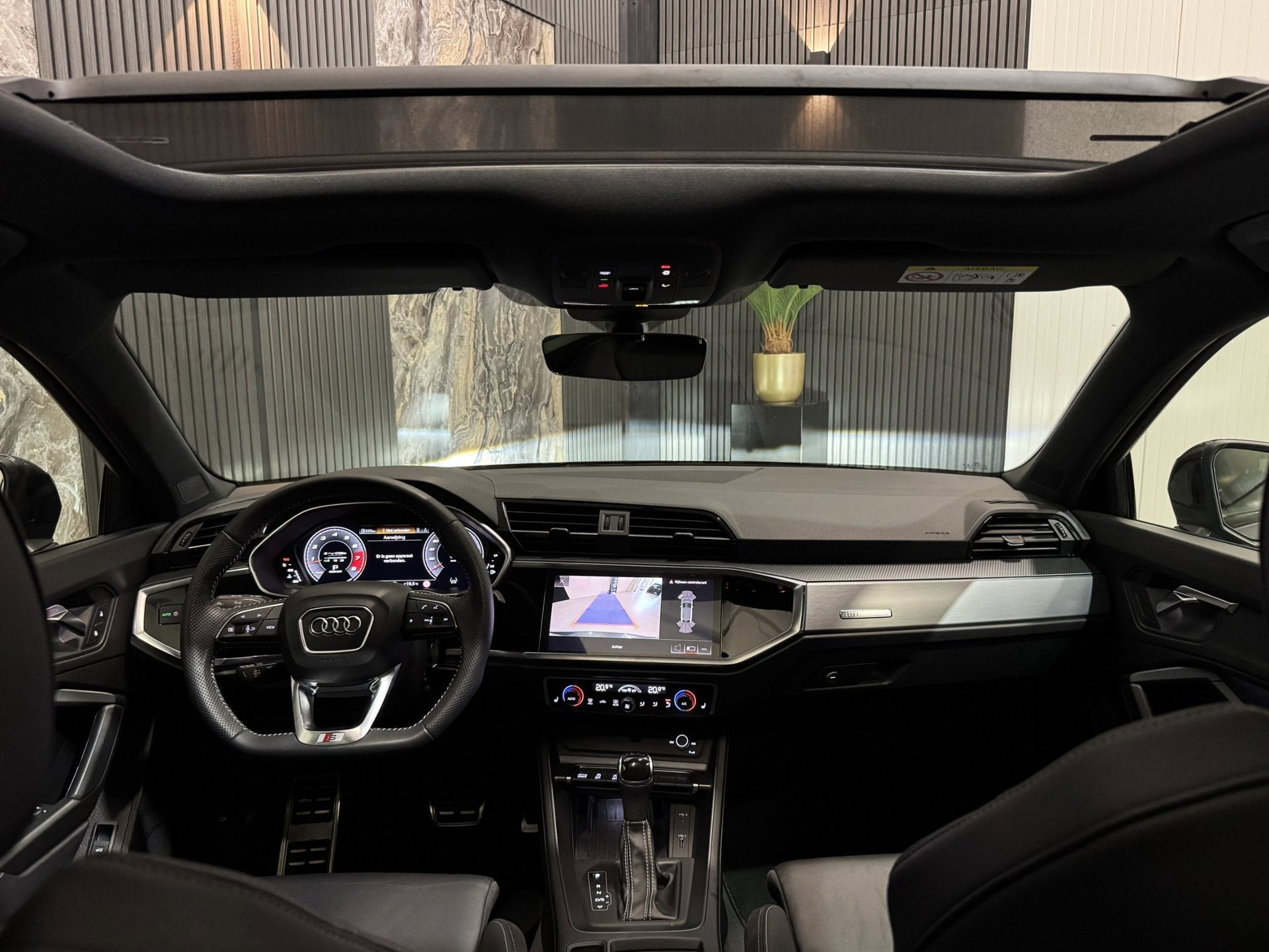 Audi Q3 SPORTBACK 35 TFSI S-line Black Optic|PANO|BLIND SPOT, 4 cilinders, 150 pk, 1505 kg, Leder